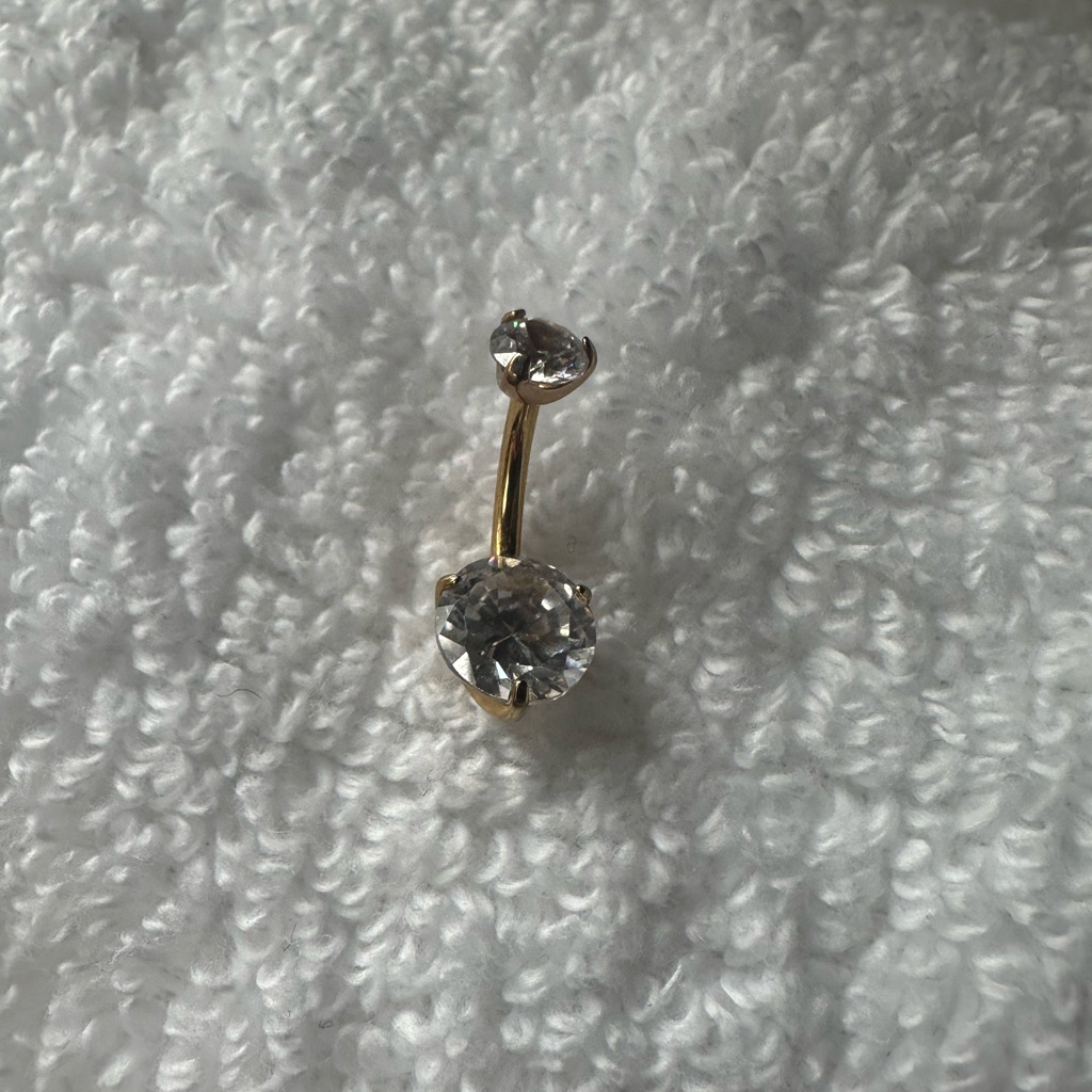 Gold Plated Belly Button Piercing Jewelry
